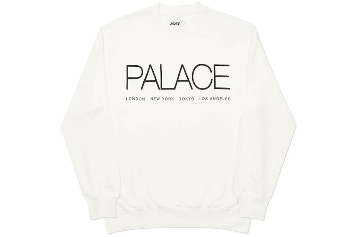 Palace Globaller Crew White