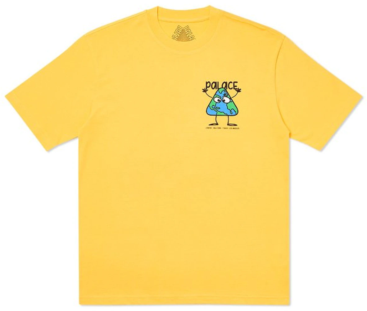 Palace Globlerone T-Shirt Yellow Men's - SS20 - US