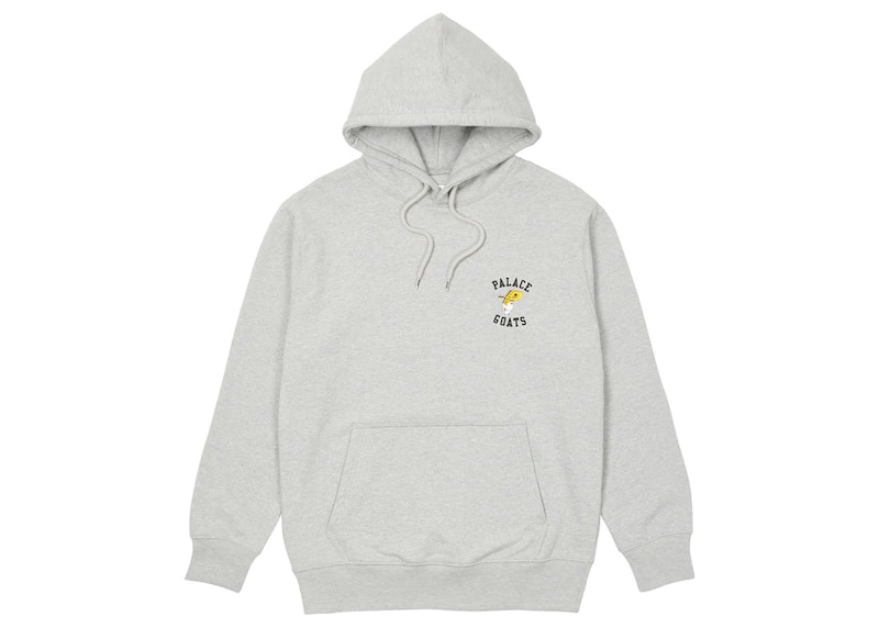 Palace Goats Hood Grey Marl Men's - SS22 - US