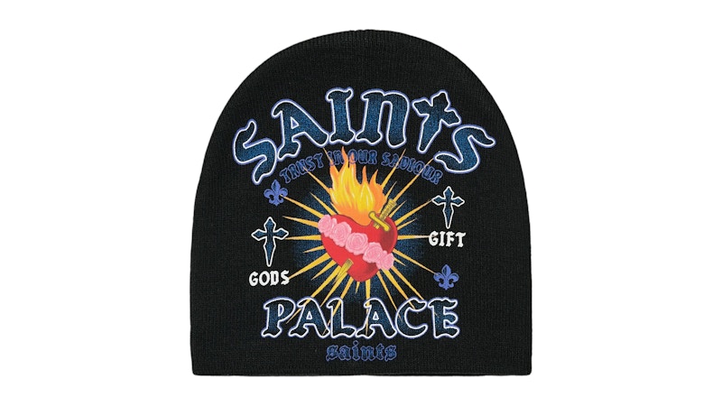 Palace Gods Gift Nein Cuff Beanie Black Men's - SS26 - US
