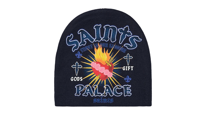 Palace Gods Gift Nein Cuff Beanie Navy Men's - SS26 - US