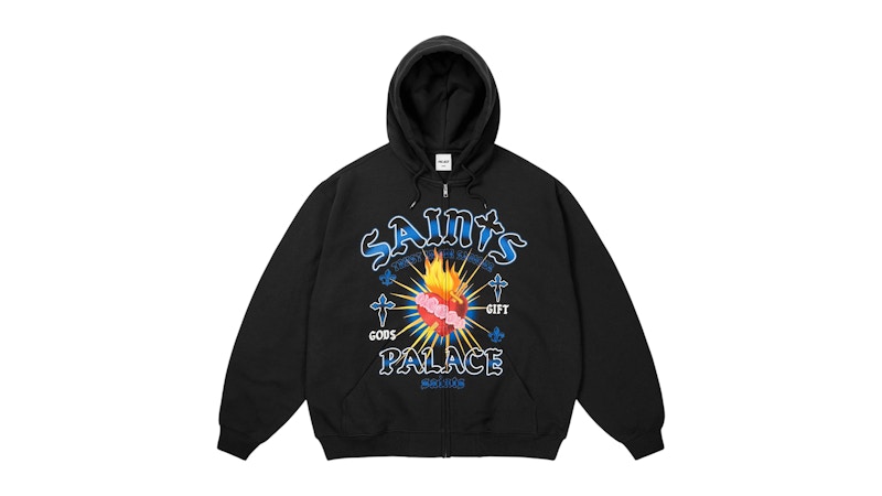 Palace Gods Gift Zip Hood Black Men's - SS26 - US