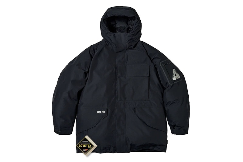 Palace Gore-Tex Cargo Down Parka Black Men's - FW23 - US