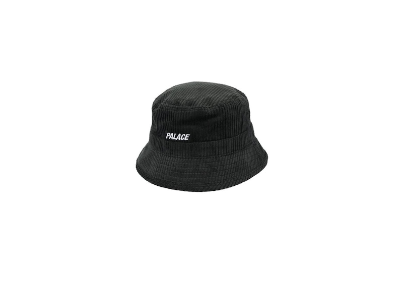 Palace Gore-Tex Corduroy Bucket Hat Black - FW21 - JP