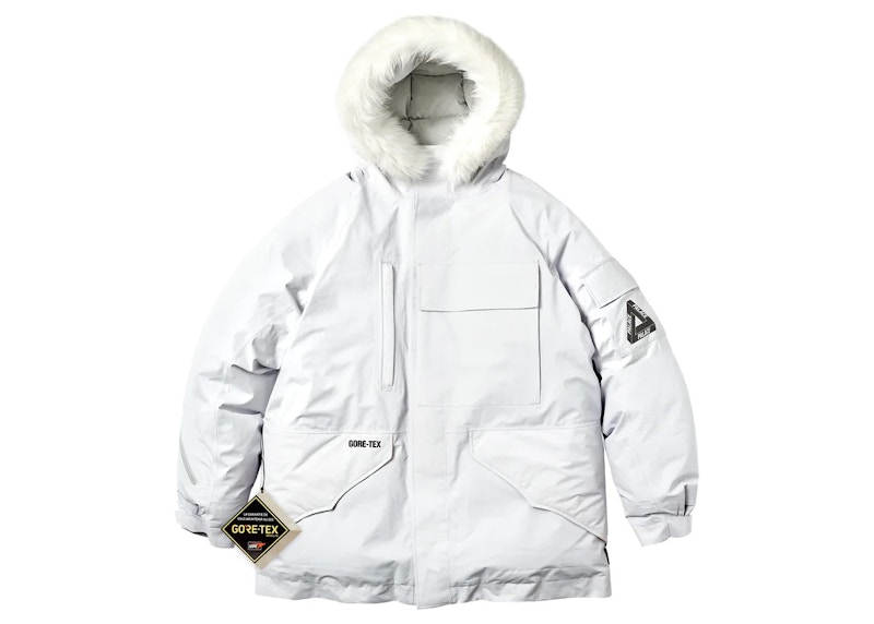 Palace Gore-Tex Down Parka Ice Grey - FW22 Men's - US