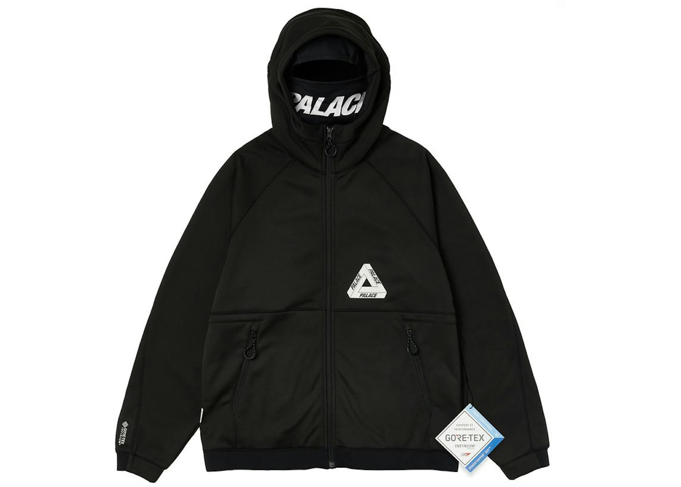 Palace Gore Tex Masked Soft Shell Jacket Black Ss21 Palace Gore Tex Masked Soft Shell Jacket Black Ss21