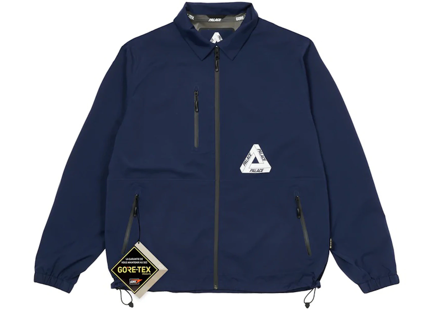 Palace Gore Tex Paclite Coach Jacket Navy Ss22 Us Palace Gore Tex Paclite Coach Jacket Navy Ss22 Us