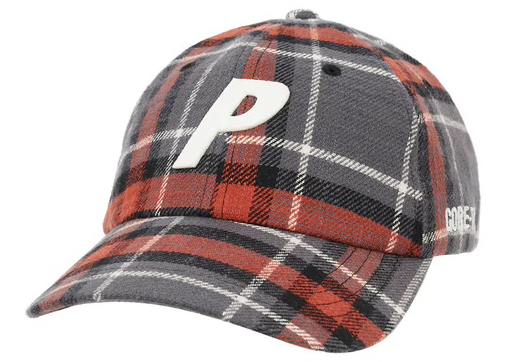 Palace Gore-Tex Plaid P 6-Panel Grey Check