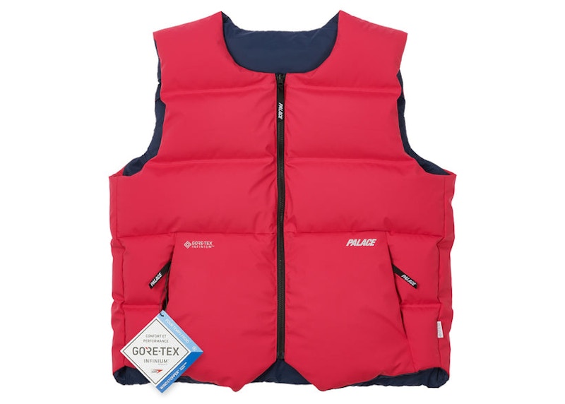 Palace Gore-tex Infinium Reverso Down Vest Pink/Navy - SS22 - US