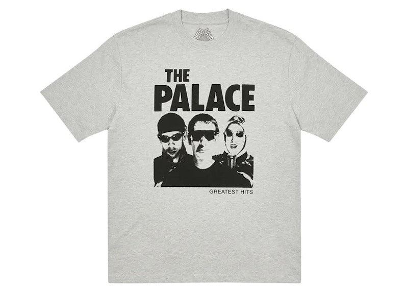 Palace Slick T-Shirt Grey Marl