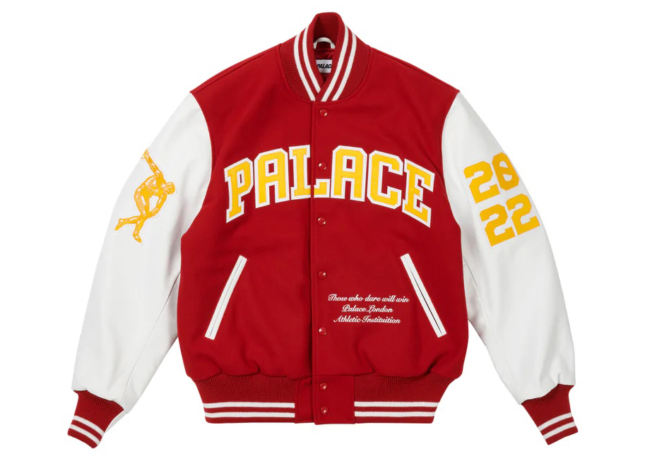 Palace Goats Varsity Jacket Black Men's - SS22 - US
