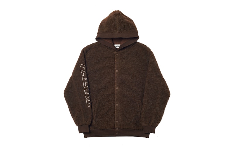 Palace H-Pile Hood Brown Men's - FW18 - US