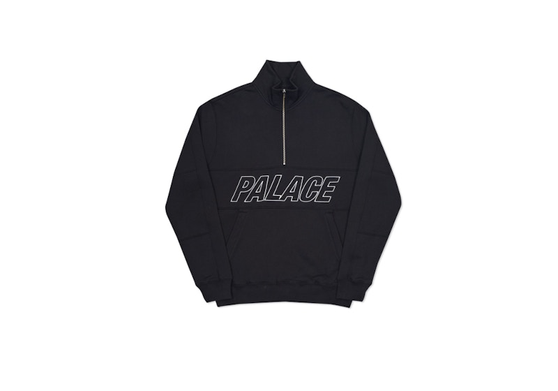 Palace Half Way Track Top Black Men's - Summer 2016 - US