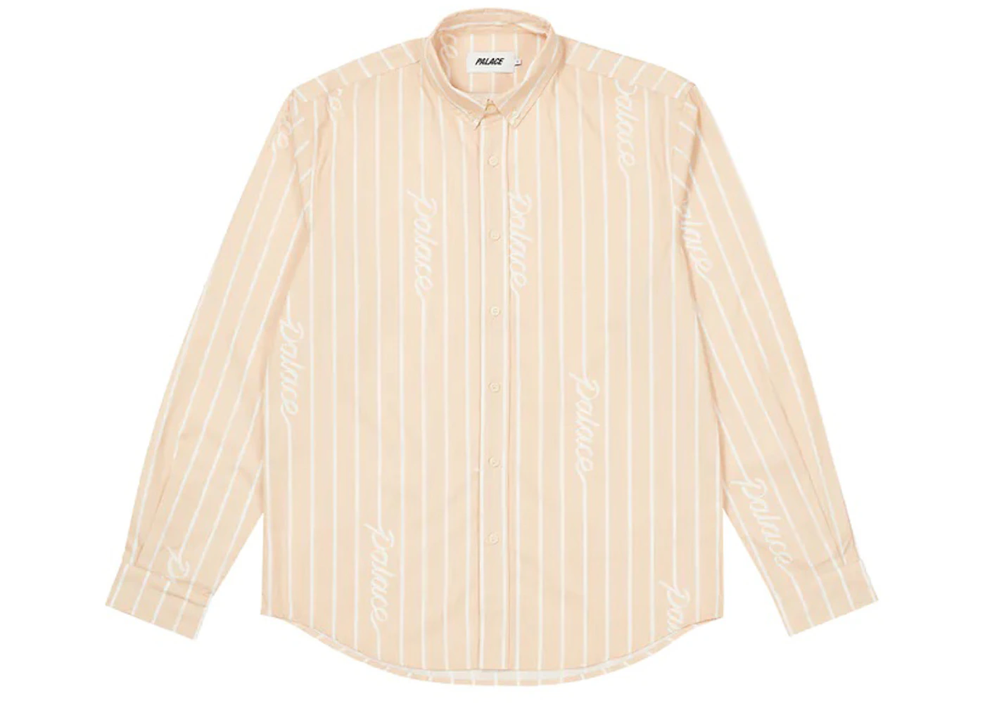 Palace Hand Stripe Shirt Tan Men's - FW22 - US