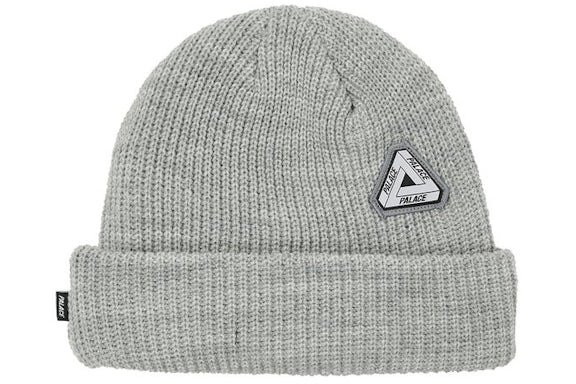 Palace Head Top Beanie Light Grey Marl