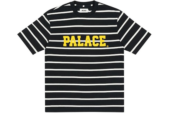 Palace Healthily Stripe T-shirt Black/White