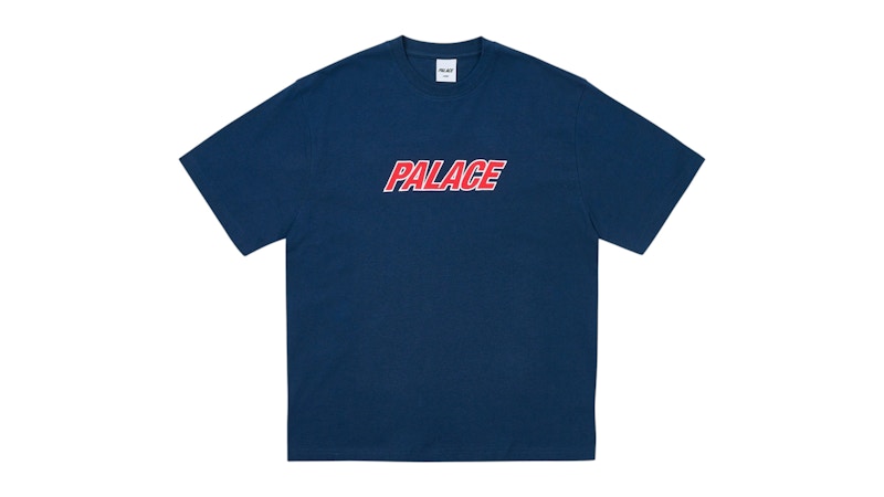 人気 ☆PALACE☆ RACEY T-SHIRT NAVY - 25SS Buy Palace Racy T-Shirt 'Navy' - P24ES041 | GOAT