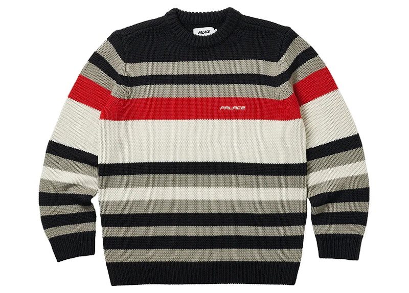 Palace Heavy Stripe Knit Navy Men's - SS23 - US