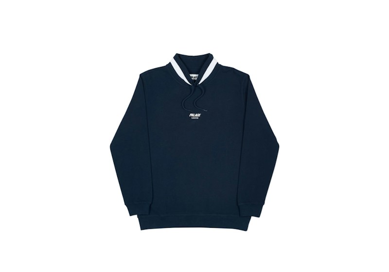 Palace High Sweat Blue/White
