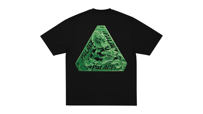 香港限定レア★PALACE Hong Kong T Shirt Lサイズ 黒 Palace Hong Kong Exclusive Dragon Tri-Ferg T-shirt Black Men's