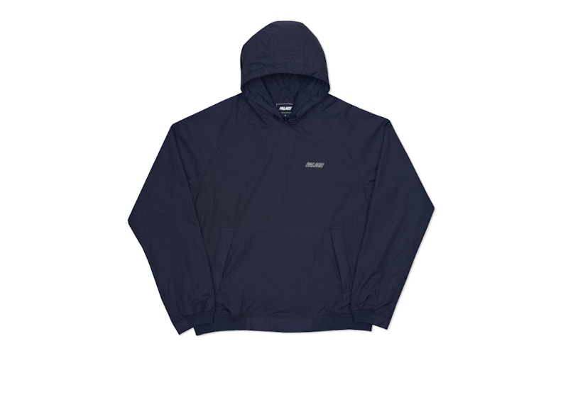 Palace Hooded Over Shell Font Indigo