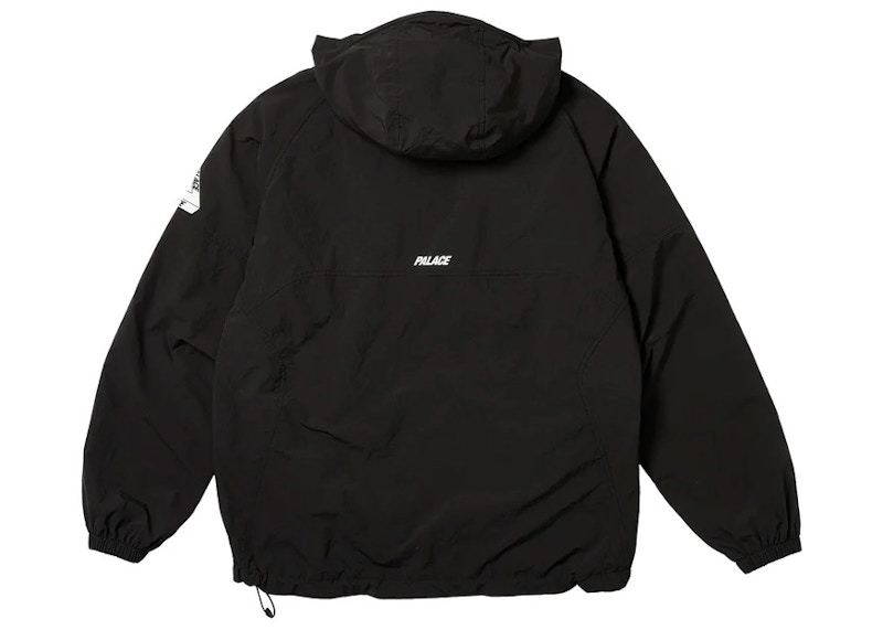 Palace Hooded Sheller Jacket Black Men's - FW23 - US