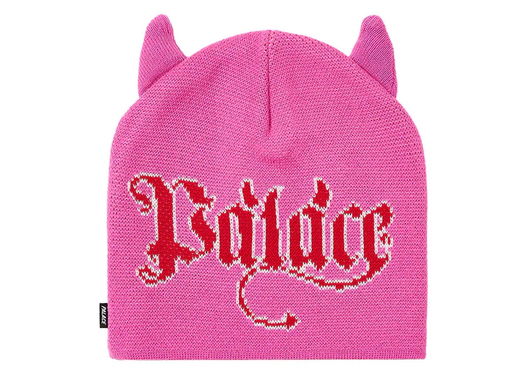 Pre-owned Palace Horny Nein Cuff Beanie Shock Pink