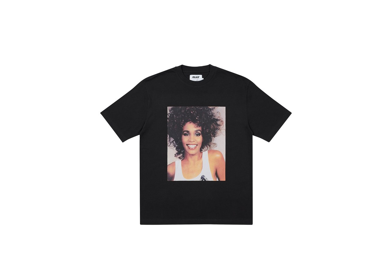 Palace Houston Photo T-Shirt Black Men's - FW20 - US