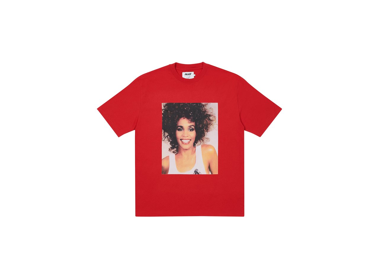 Palace Houston Photo T-Shirt Red Men's - FW20 - GB