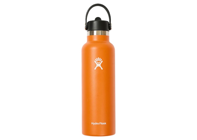 Tan and 2025 orange hydro flask