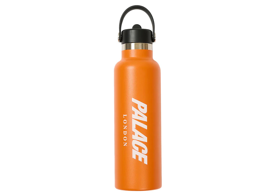 Palace Hydro Flask 21 Oz Standard Mouth With Flex Straw Cap Orange