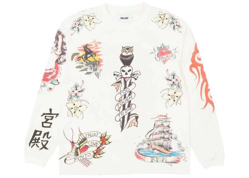 Palace Inky Manica Lunga Bianco