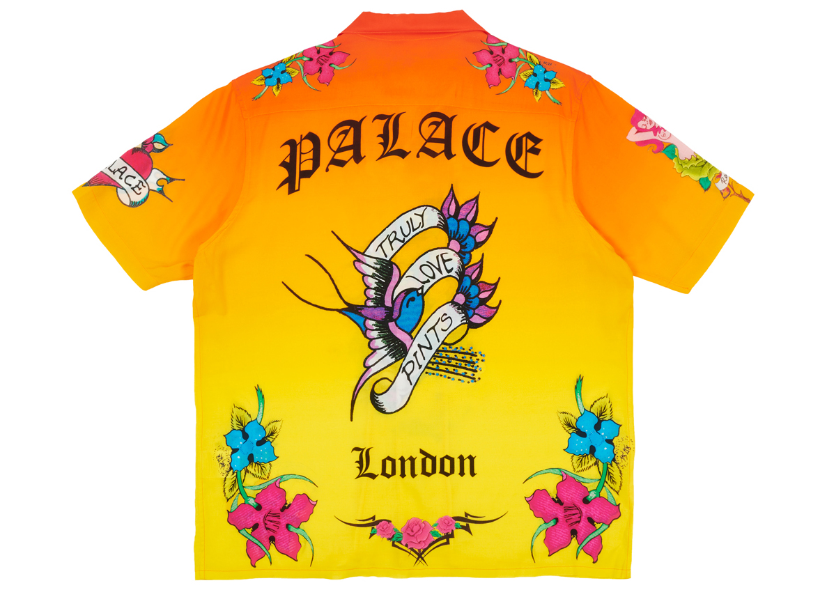 Palace Inky Shirt Orange メンズ - SS21 - JP