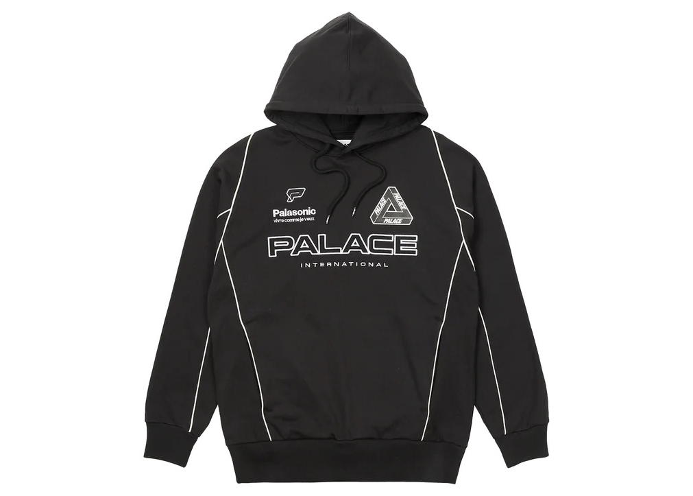 Palace International Hood Black Men s FW22 US