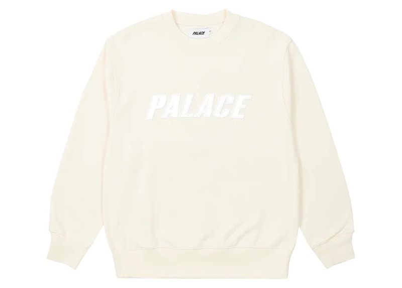 Palace Iridescent Applique Crew Black Men's - SS23 - US