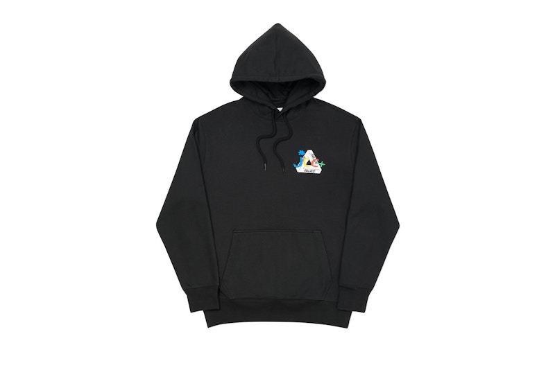 Palace Swirl Hood Jacket Blue/Black Men's - Spring 2018 - US