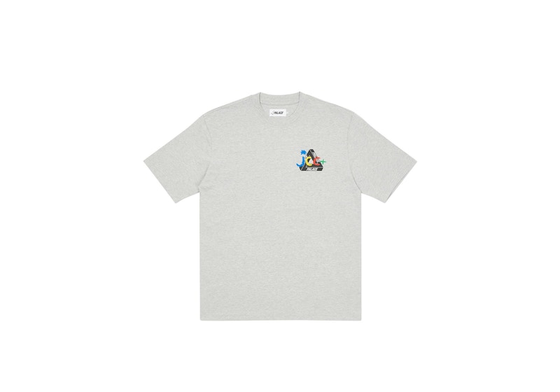 Pre-owned Palace Men's Jcdc2 T-shirt In Grey Marl