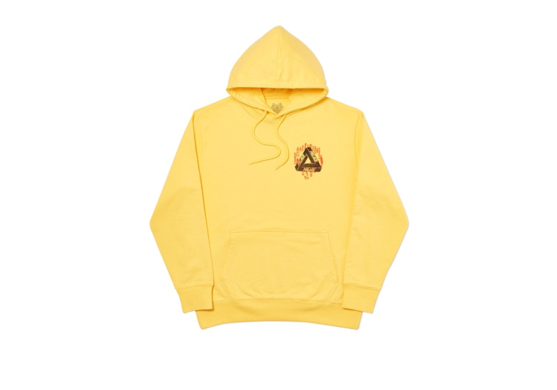 Palace Skateboards / JHEEZE HOOD YELLOW-