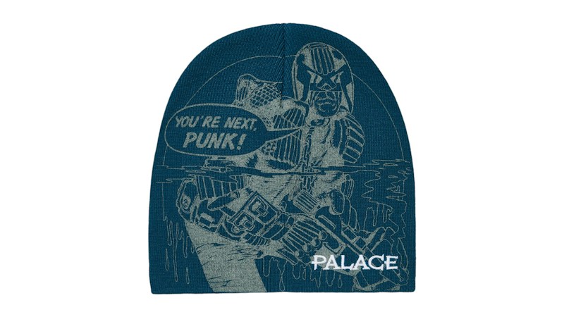 Palace Judge Dredd Nein Cuff Beanie Navy