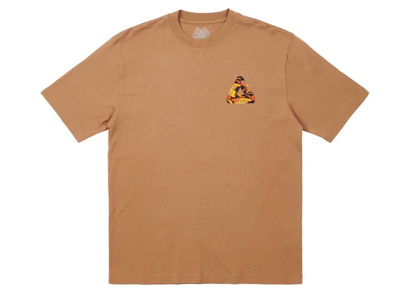 Palace Jungle Camo Tri-Ferg T-Shirt Mocha Men's - SS23 - US