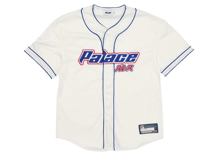 Palace Kawaii Baseball Jersey White Men's - SS23 - GB