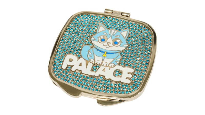 Palace Kitty Compact Mirror Blue