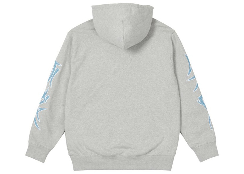 Palace Labyrinth Hood Grey Marl Men's - SS21 - US