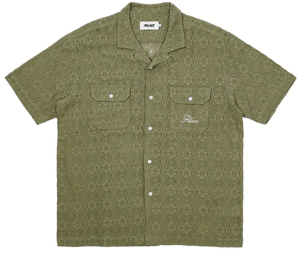 Palace Lace Shirt Green Men's - SS23 - US