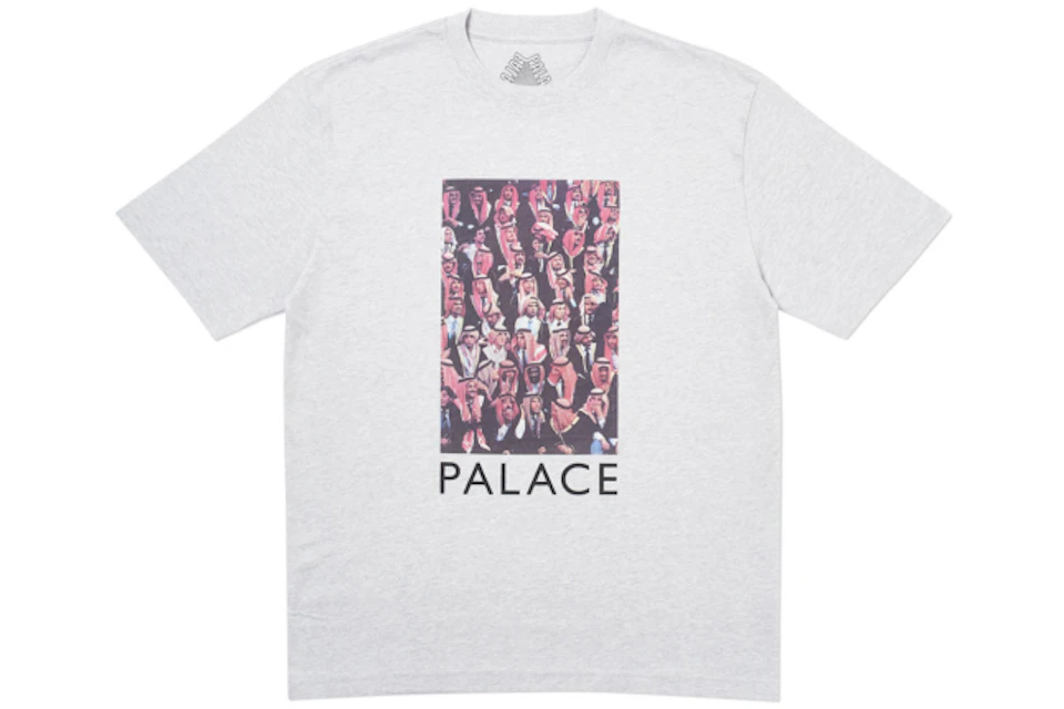 Palace Large Up T-Shirt Grey Marl