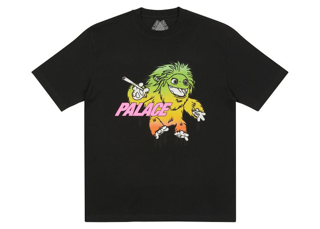 Pre-owned Palace Large Up T-shirt (fw21) Black