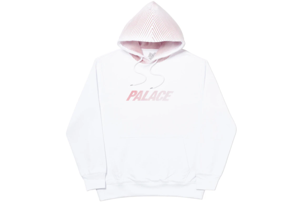 Palace Laser Lines Hood White