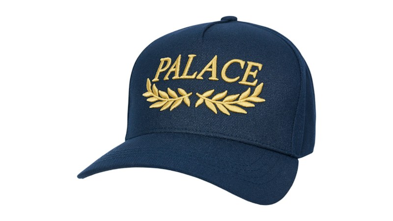 Palace Laurel P Frame 5-Panel Snapback Navy