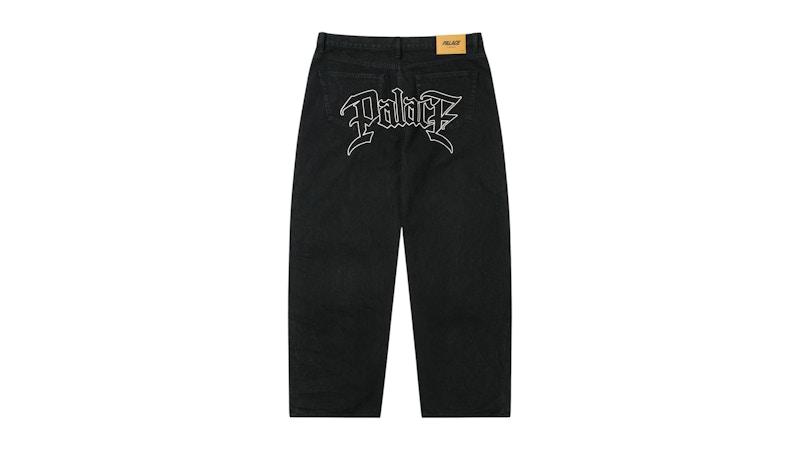 Palace Le Script P90 Baggy Jean Black Men's - SS26 - US