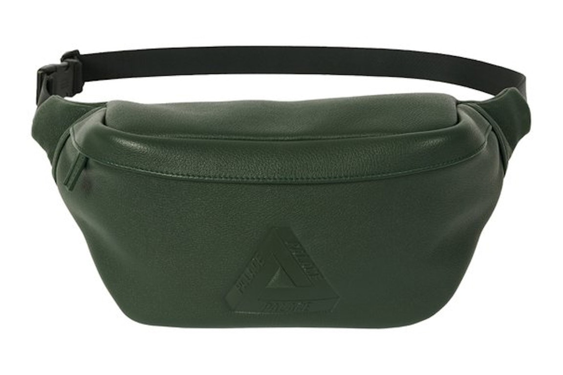 Pre-owned Palace Leather Bum Bag Green